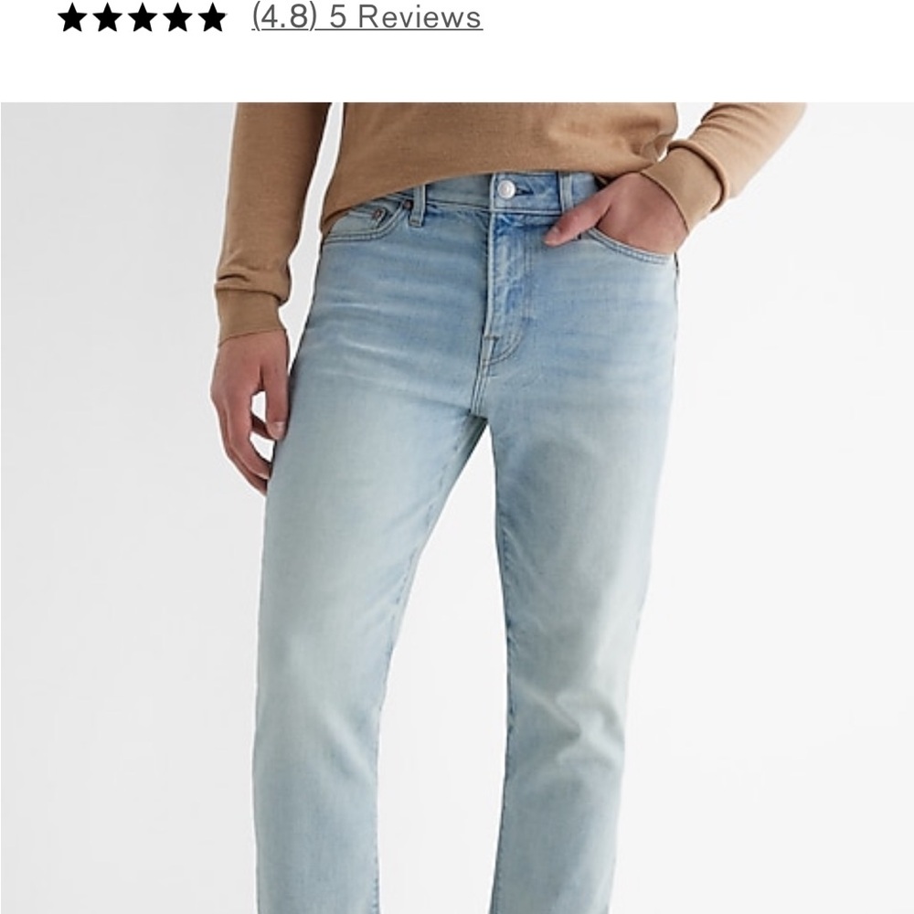 Brand New in Package 50% OFF RETAIL Mens Light Wash Stretch Jeans!😎